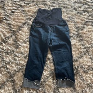 Cropped Maternity Jeans